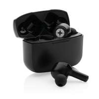 Swiss Peak ANC TWS-Ohrhörer aus RCS recyceltem Kunststoff