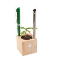 Vorschau: Pflanz-Holz Büro mit Samen - Glücksklee-Zwiebel (* Je nach Verfügbarkeit der Glücksklee-Zwiebeln) Vorschau: Pflanz-Holz Büro mit Samen - Glücksklee-Zwiebel (* Je nach Verfügbarkeit der Glücksklee-Zwiebeln)