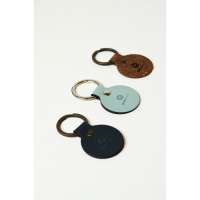 Vorschau: Recycled Leather Keyring Round Schlüsselanhänger Vorschau: Recycled Leather Keyring Round Schlüsselanhänger