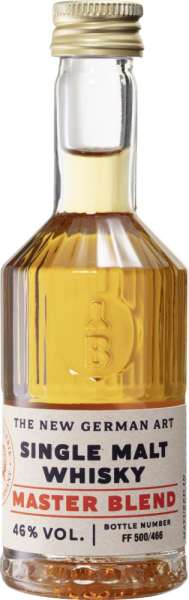 Single Malt Whisky Master Blend 50 ml, 46 % vol.