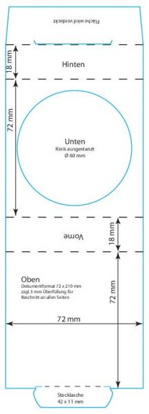 Tontopf Colour Basilikum, Basilikum, 1-4 c Digitaldruck inklusive