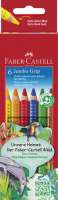 Faber-Castell Buntstift Jumbo Grip 6er Kartonetui