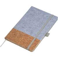 Vorschau: A5 Notizbuch mit Cover aus Kork und Filz Vorschau: A5 Notizbuch mit Cover aus Kork und Filz