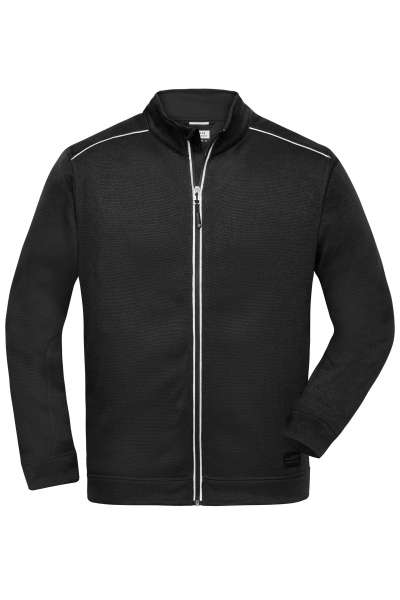 Men&#039;s Knitted Workwear Fleece Jacket - SOLID -