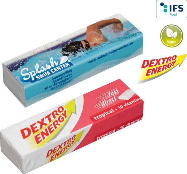 DEXTRO ENERGY Stange - Tropical + 10 Vitamine