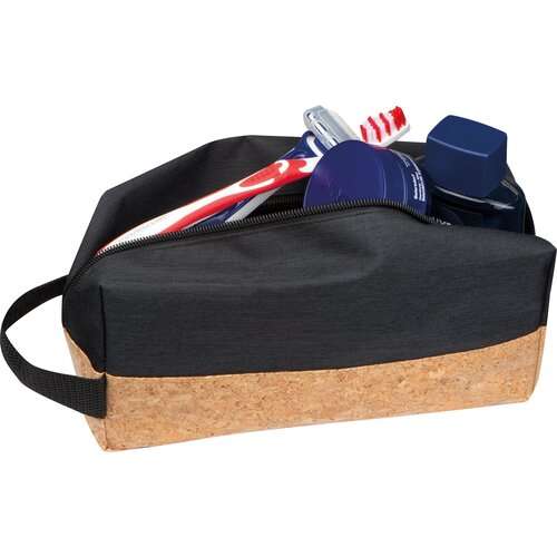Kosmetiktasche mit Korkboden