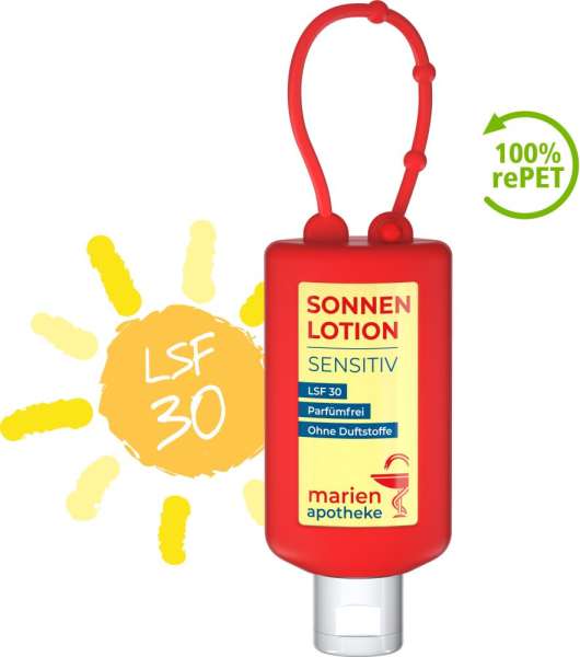 Sonnenmilch sensitiv, 50 ml Bumper, Body Label (R-PET)