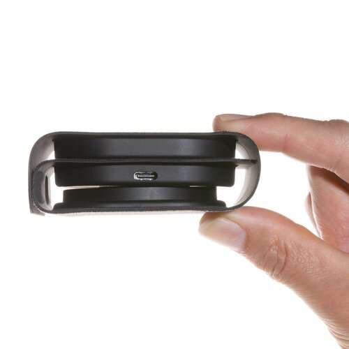 Swiss Peak 15W 3-in 1 Wireless-Reise-Charger aus RCS Plastik