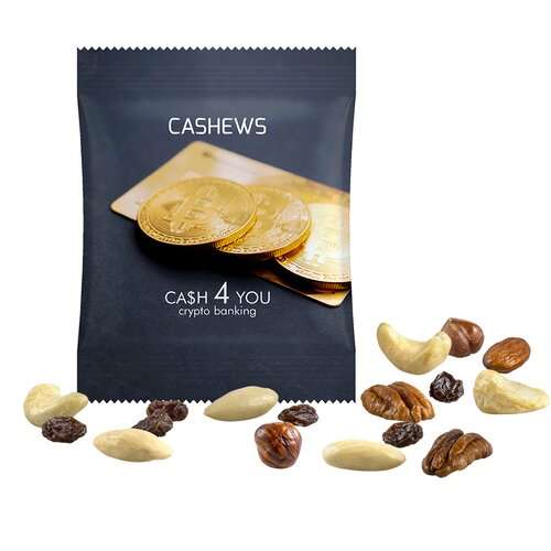 Bio Studentenfutter, ca. 15g, Midi-Tüte