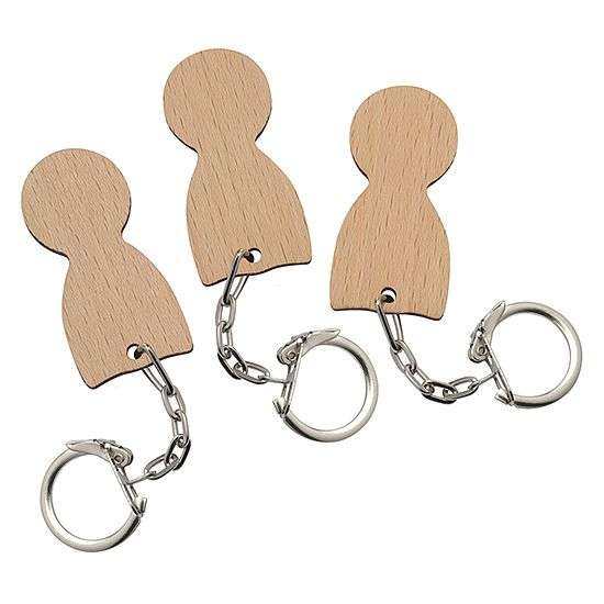 Einkaufswagenlöser Holz mit Gliederkette