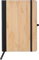Notizbuch Dorita aus PU und Bambus