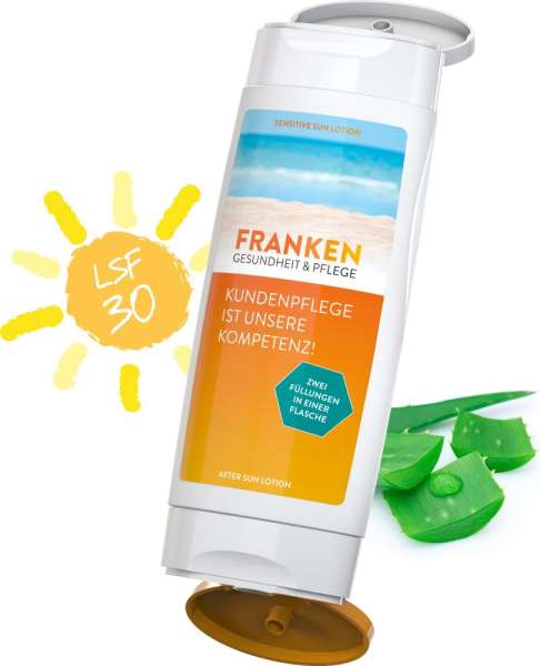 DuoPack Sonnenmilch sensitiv LSF 30 + After Sun Lotion (2x50 ml), BL