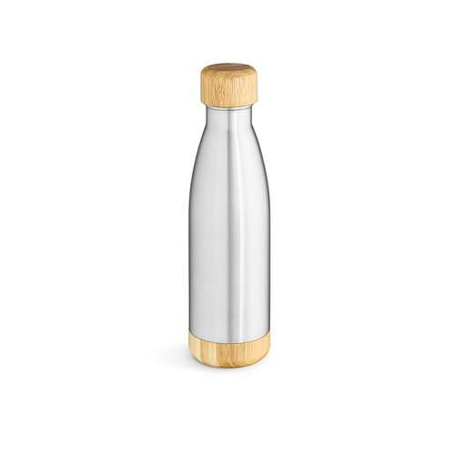 Congo Trinkflasche recy.Edelstahl und Bambus, 780ml. Doppelwanding