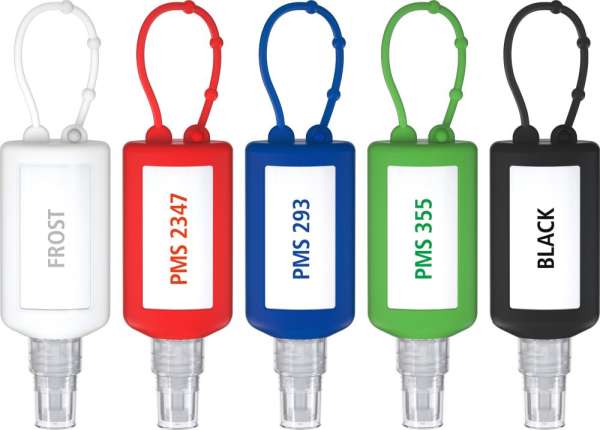 Handreinigungsspray, 50 ml Bumper Body Label (R-PET)