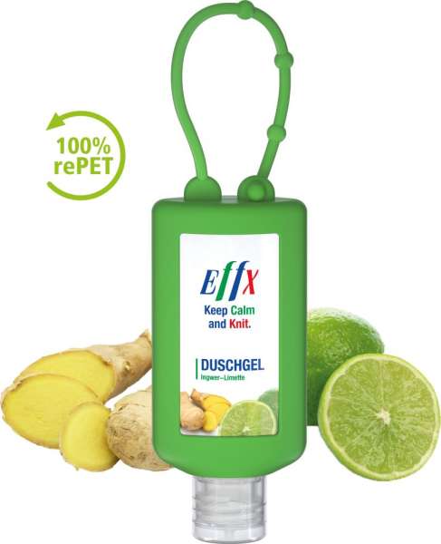 Duschgel "Body & Hair", 50 ml Bumper, Body Label (R-PET)