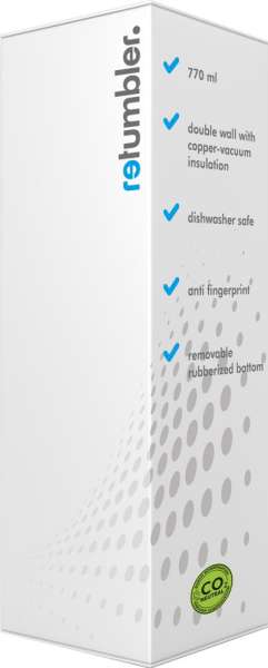 Thermotrinkflasche RETUMBLER-DRINQEO 770