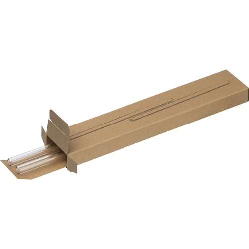 Set aus zwei Glas Trinkhalmen