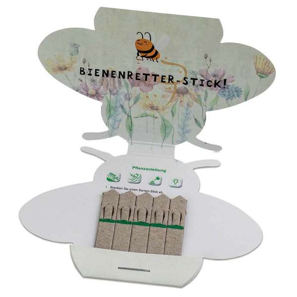 Samen-Stick - Biene - Sommerblumenmischung