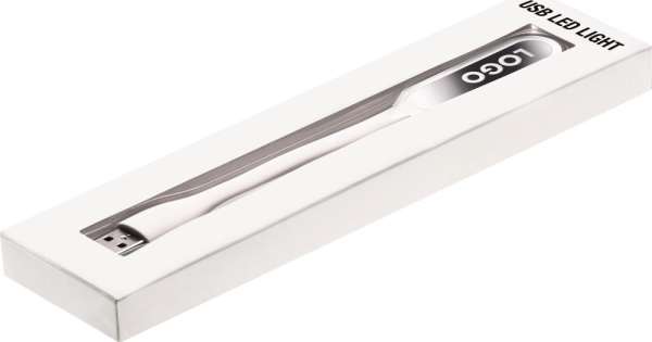 USB-Lampe mit Leuchtlogo-Möglichkeit für flexibles Licht an Laptops oder PCs