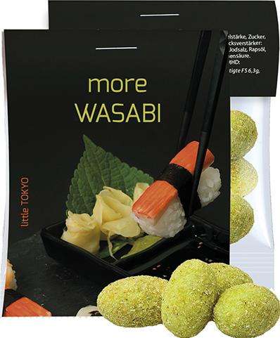 Erdnüsse Wasabi, ca. 10g, Midi-Tüte