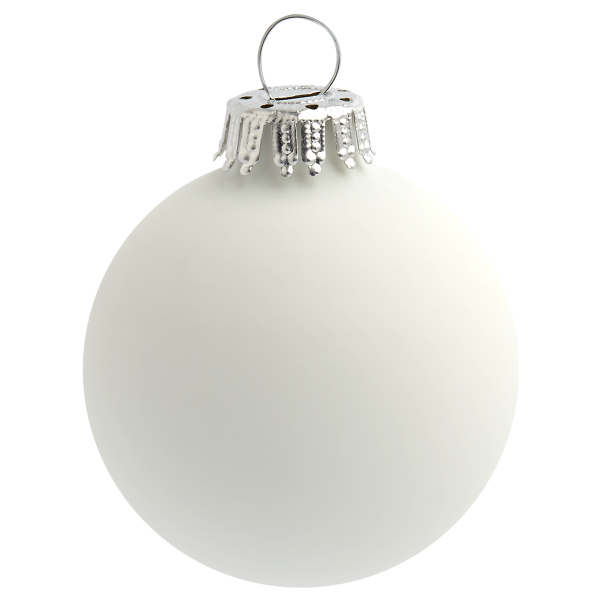 Weihnachtskugel 6 cm auf Lage mit 4-5fbg. Tampondruck