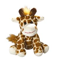 Zootier Giraffe Gabi ist aus superweichem Plüsch gefertigt