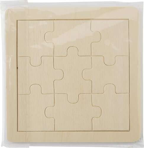 Neunteiliges Puzzle aus Holz Alvaro
