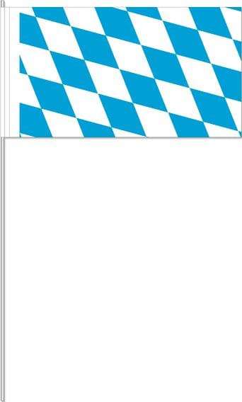 Papierfahnen im Staatendesign