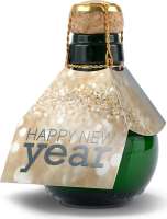 Kleinste Sektflasche der Welt! Happy New Year