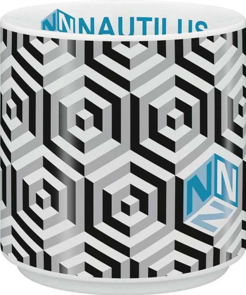 Porzellanbecher Hamburg ohne Henkel(Made in EU)