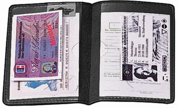 CreativDesign Ausweistasche "Paper Label 2"