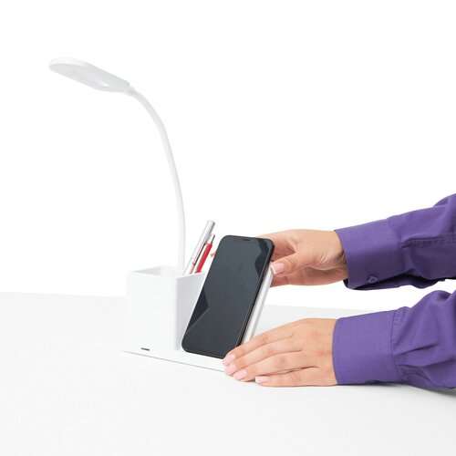 LIGHT & CHARGE - Schreibtisch-Lampe mit Ladestation