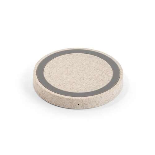CUVIER. 5W wireless Ladegerät aus ABS und Strohfaser
