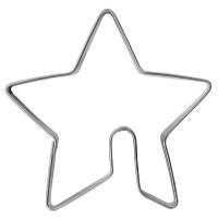 Vorschau: Tassenbackförmchen im Organzabeutel - Tassen-Stern Vorschau: Tassenbackförmchen im Organzabeutel - Tassen-Stern