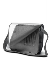 Vorschau: Umhängetasche/Collegetasche FRANKFURT mit Überschlag, langem Schultergurt, Stiftehalter und Klettver Vorschau: Umhängetasche/Collegetasche FRANKFURT mit Überschlag, langem Schultergurt, Stiftehalter und Klettver