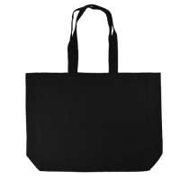 Baumwollshopper mit Seitenfalte, 225 gr/m²