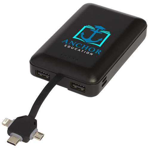 Kano kabellose 10,000 mAh Powerbank mit 3 in 1 Kabel