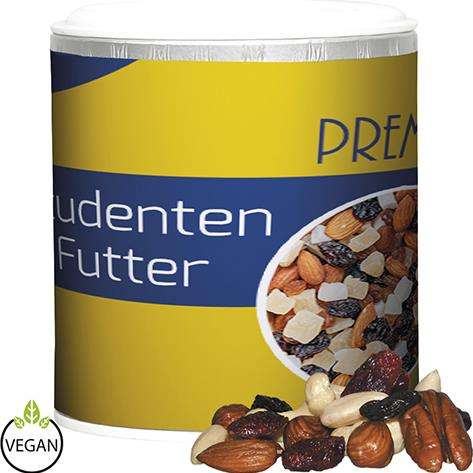 Premium Studentenfutter, ca. 50g, Pappdose Mini