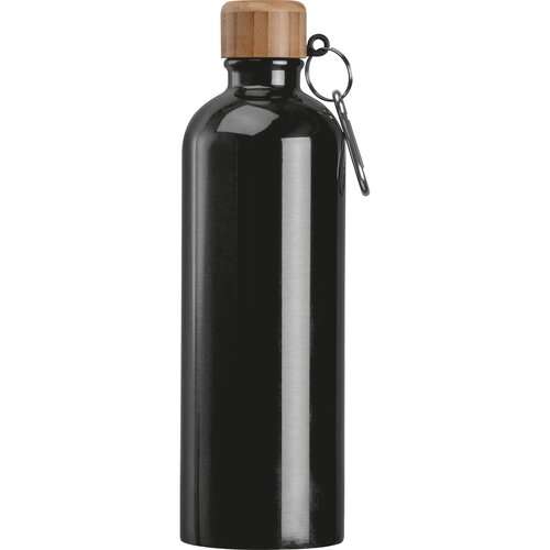 Edelstahltrinkflasche mit Karabiner, 750ml