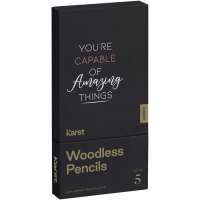 Karst® 5er-Pack 2B holzlose Graphitstifte Karst® 5er-Pack 2B holzlose Graphitstifte