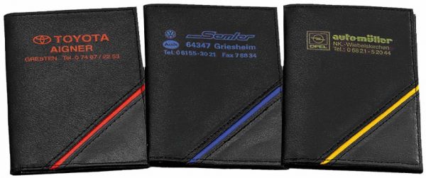 CreativDesign Ausweistasche "CD" Streifen