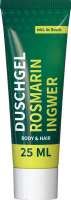 Duschgel Rosmarin-Ingwer, 25 ml Tube