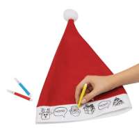 Vorschau: COLOURFUL HAT - Bemalbare Filz-Weihnachtsmann-Mütze Vorschau: COLOURFUL HAT - Bemalbare Filz-Weihnachtsmann-Mütze