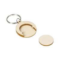 Vorschau: Holzchip-Schlüsselanhänger "Round" Vorschau: Holzchip-Schlüsselanhänger "Round"