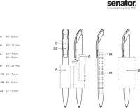 senator® Challenger Clear Druckkugelschreiber