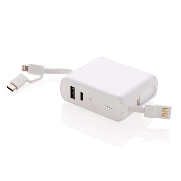 5.000 mAh Powerbank mit 5W Wireless-Charging