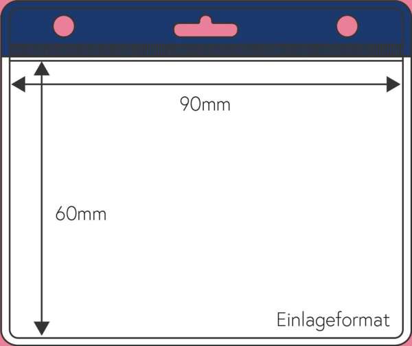 Ausweishülle, Querformat