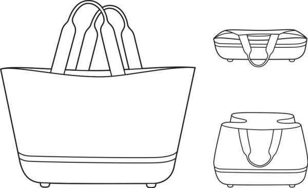 Einkaufskorb shoppingbasket rPET