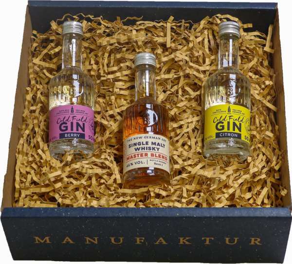 3er Präsentset &quot;Whisky &amp; Gin&quot; 50 ml