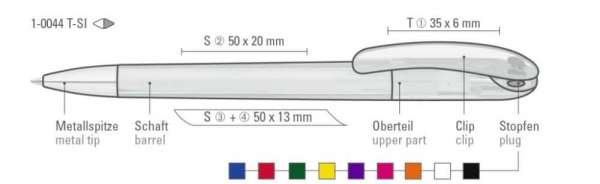Uma Drehkugelschreiber SPOT transparent SI